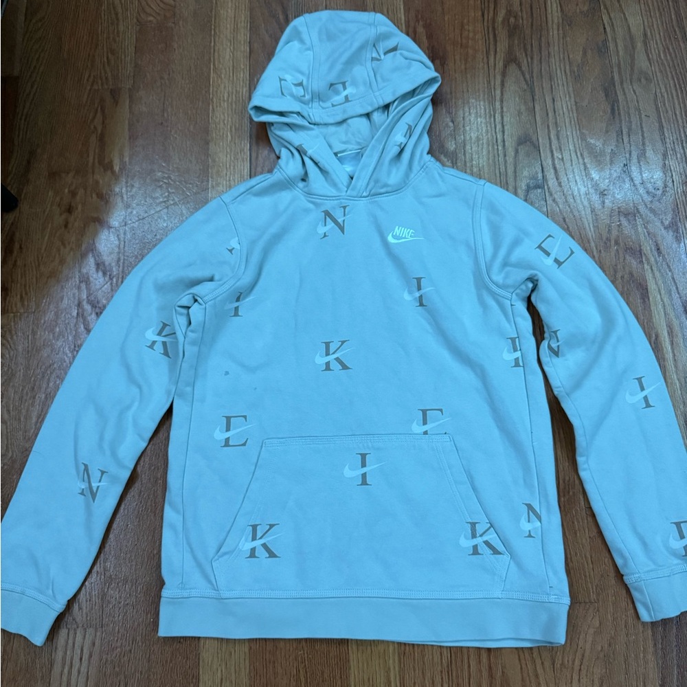 Nike Men's Cream Hoodie